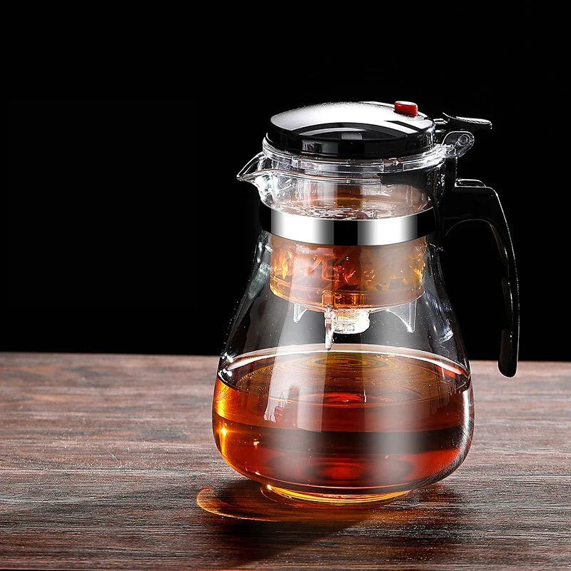 Bule de Vidro com Infusor para Chá – Resistente ao Calor Capacidade 1.8l
