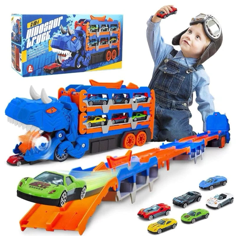 Caminhão Engole Dinossauro Brinquedo Infantil 2025