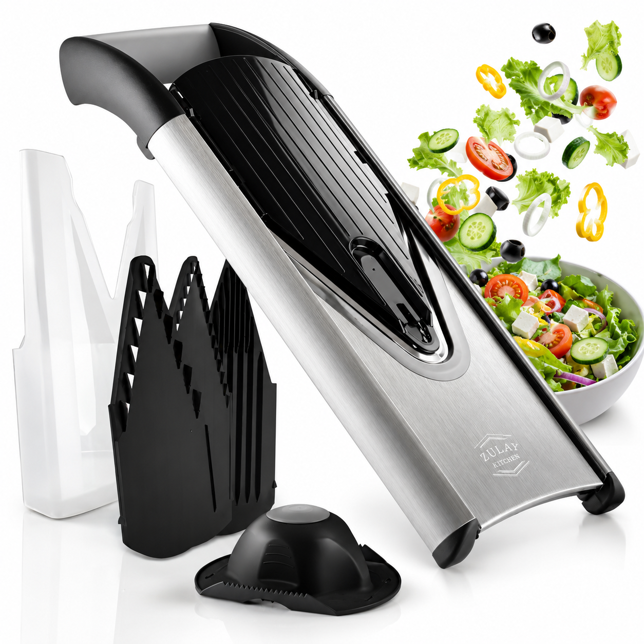 Fatiador De Legumes V6 Pro 8 em 1 Em Aço Inoxidável