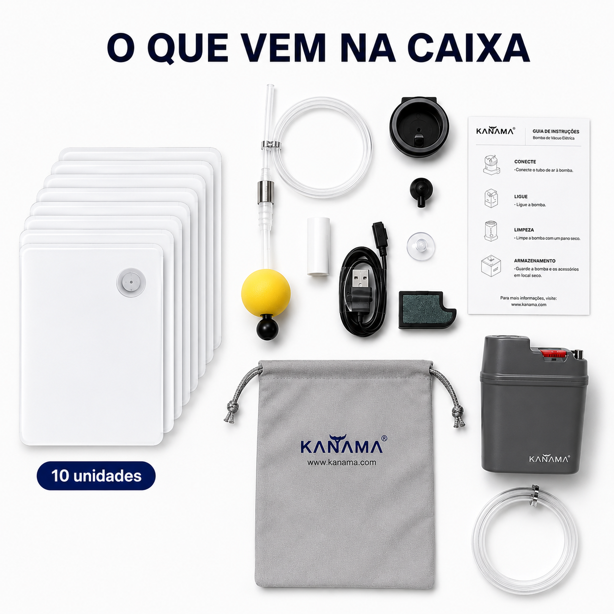Máquina Seladora a Vácuo Aerador à Prova D'água 2 em 1