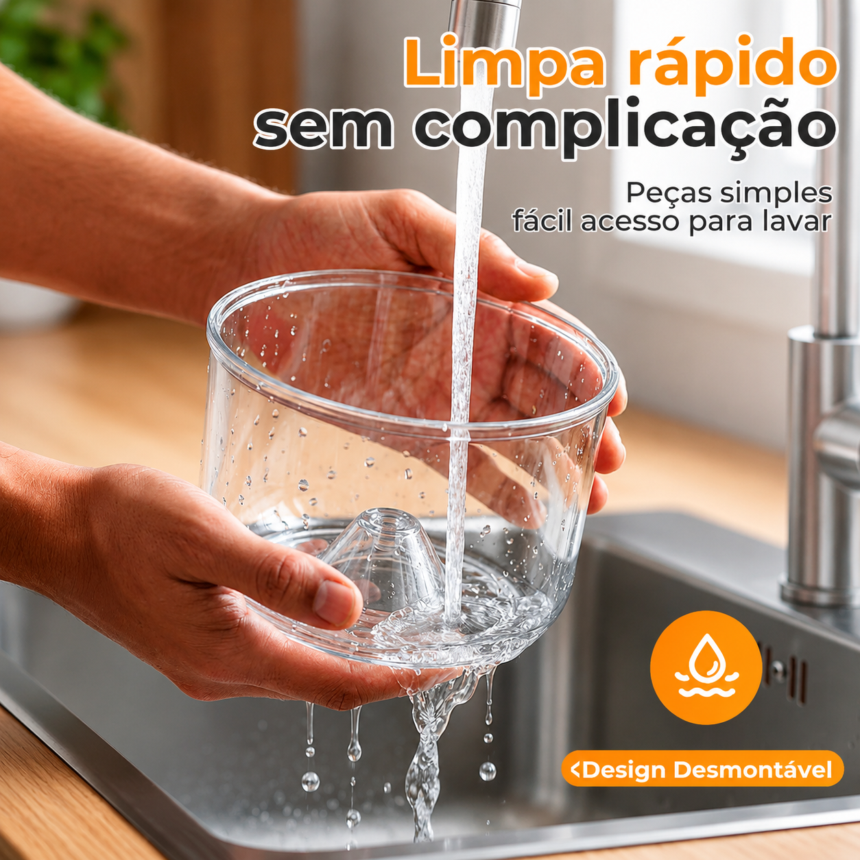 Descascador Elétrico de Alho e Frutas Automático