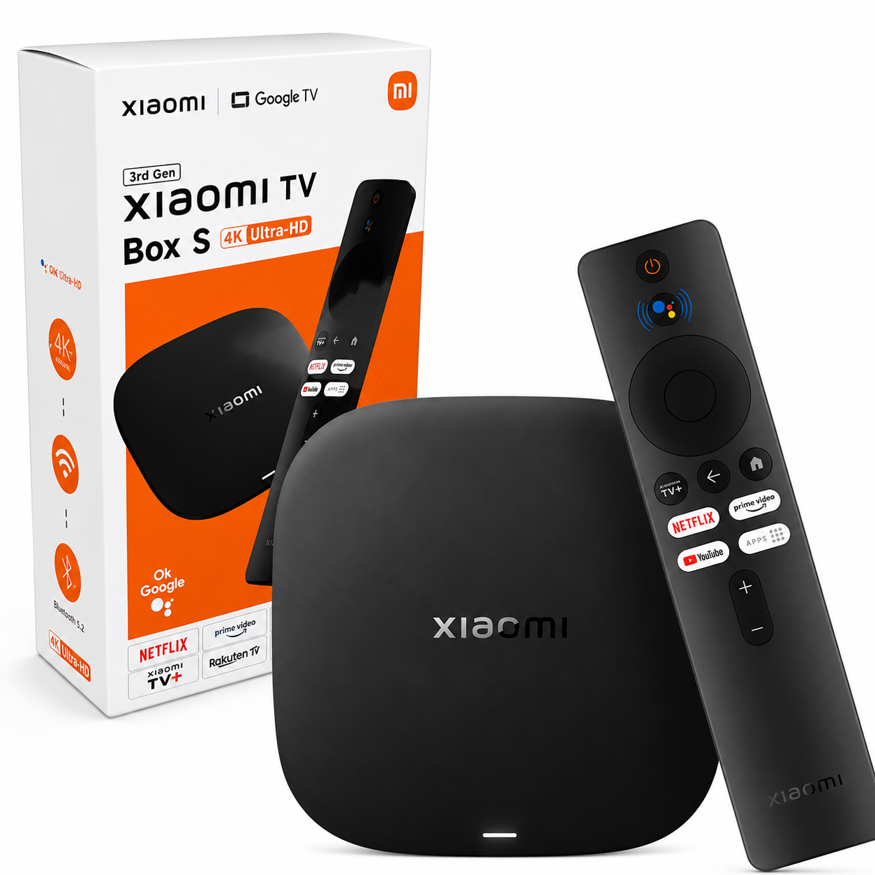 Mi Box S Tv Xiaomi 3a Geração 32gb 4k Ultra Bivolt Preto