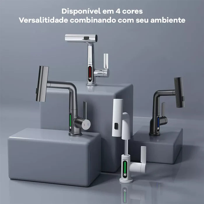 Torneira Inteligente Digital Com Sensor De Temperatura