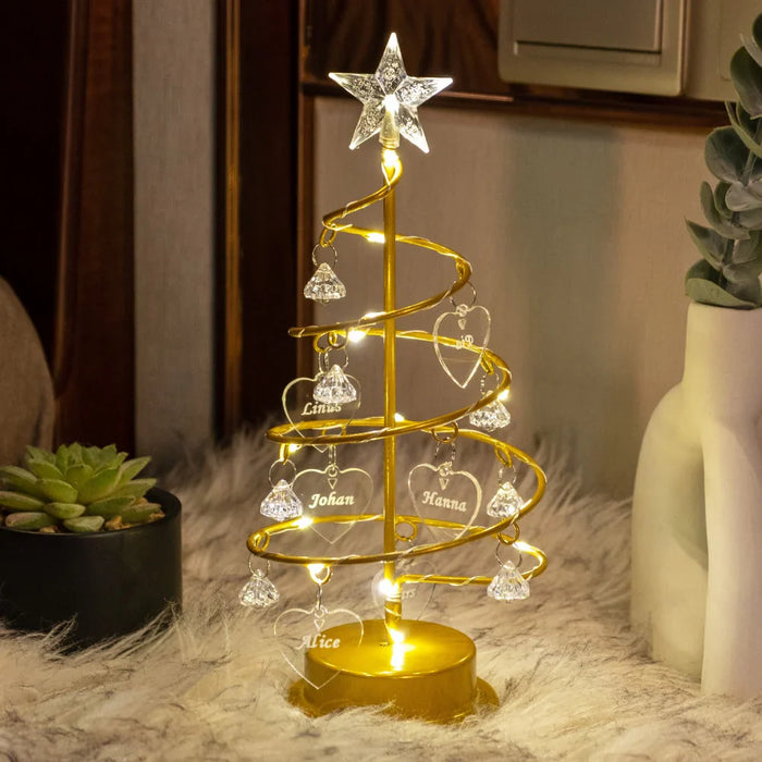 Árvore de Natal Minha Família Eternizada Personalizável 46CM