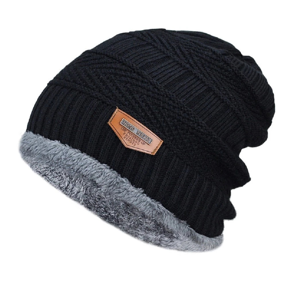 Kit Inverno Unissex Touca de Frio com Gola Forrada e Luva
