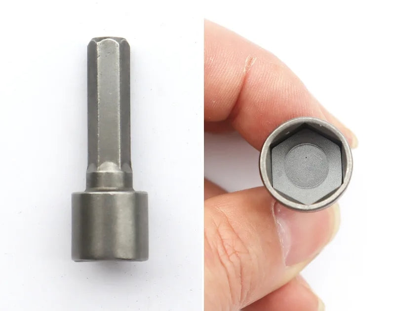 Kit Soquete Hexagonal (5mm a 13mm) – Bits de Impacto para Chave de Fenda e Furadeira - 11 Peças