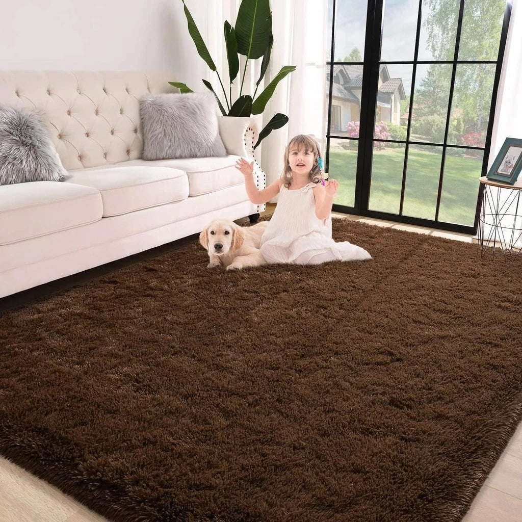 Tapete Peludo Macio para Sala e Quarto – Conforto e Elegância 2,00x2,40
