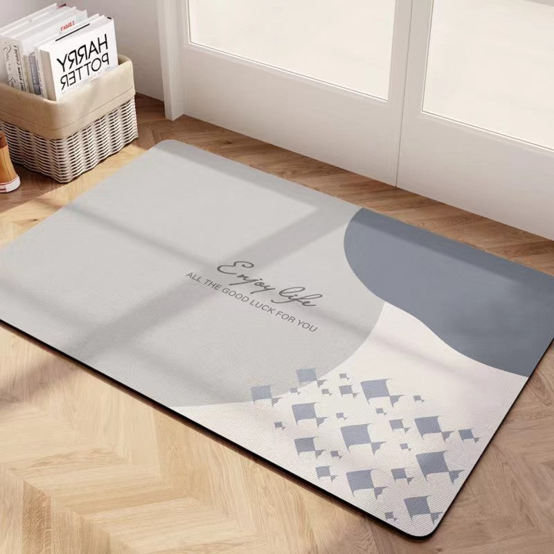 Tapete de Banho Diatomita 40x60 – Super Absorvente e Antiderrapante de Secagem Rápida