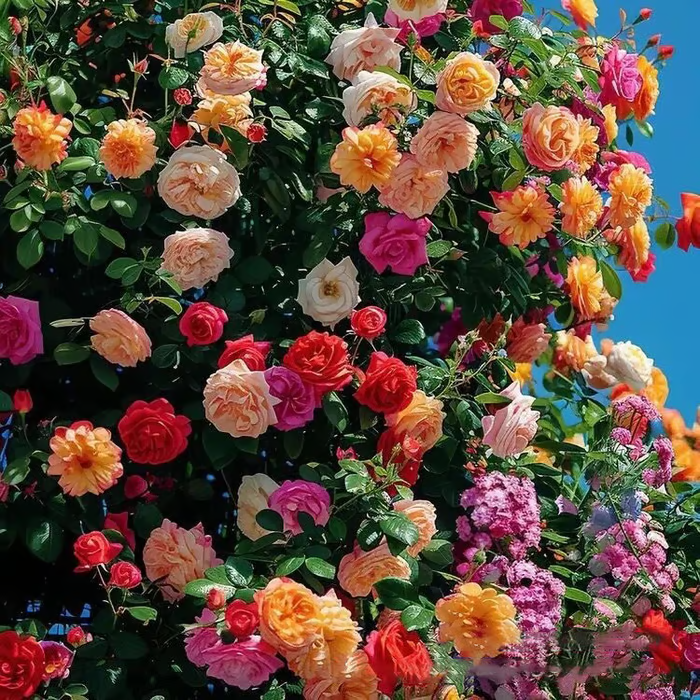 Roseira Trepadeira Sementes de Flores de Rosa
