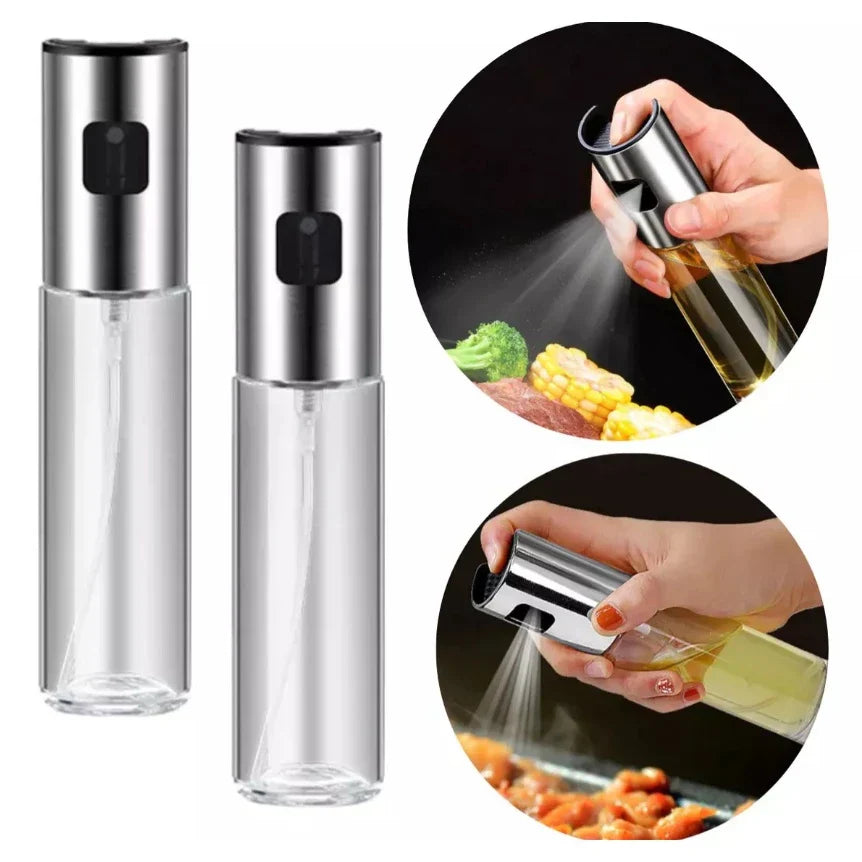 Borrifador de Azeite Culinário Reutilizável 100ml - Compre 1 Leve 3