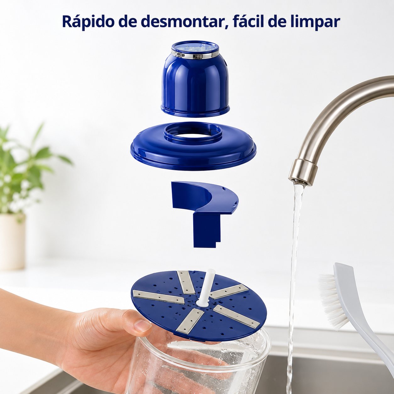 Descascador Elétrico de Alho e Frutas Automático