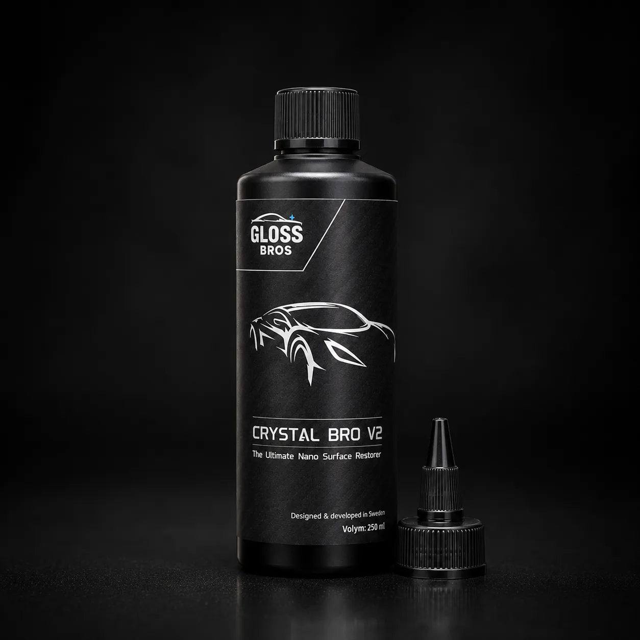 Crystal Bro V2 – Recupera Pinturas Desgastadas, Riscos e Efeito Hidrofóbico.
