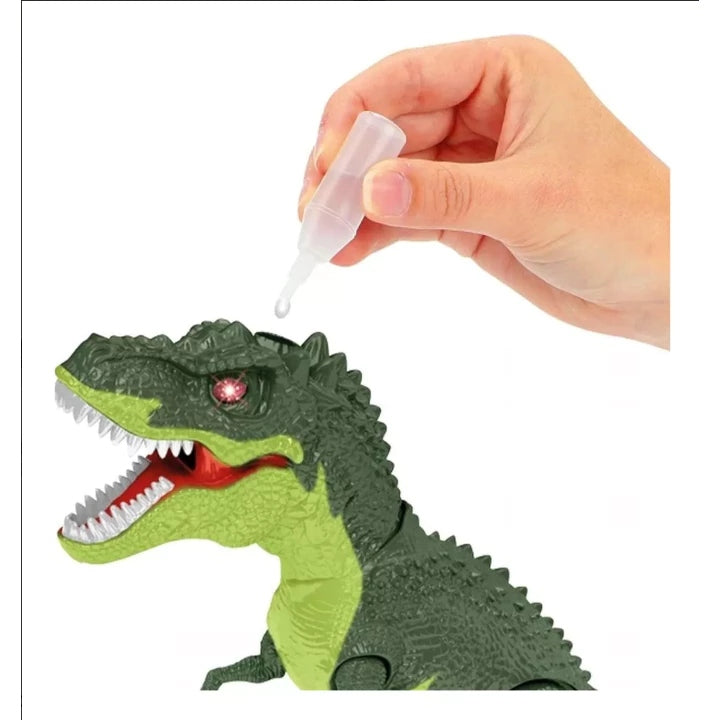 Dinossauro Rex de Brinquedo Realista – Tiranossauro que Anda e Solta Fumaça