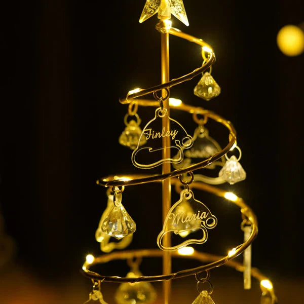 Árvore de Natal Minha Família Eternizada Personalizável 46CM