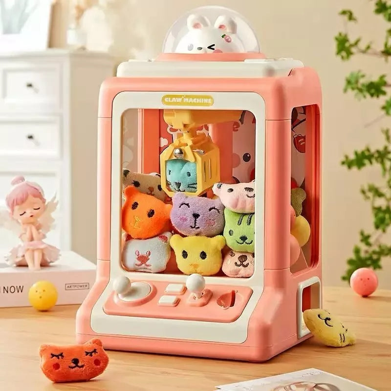 Máquina de Diversão Pega Ursinhos Infantil – Garra com Fichas e Brindes