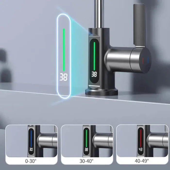 Torneira Inteligente Digital Com Sensor De Temperatura