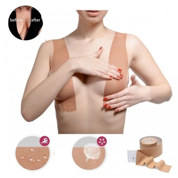 Sutiã Fita Levanta Seios com Efeito Push-Up Invisível - Compre 1 Leve 2