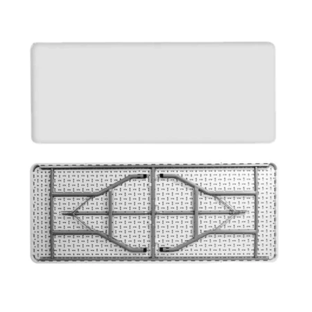 Mesa Dobrável Tipo Maleta Prática e Durável 180x60cm — Portátil, Resistente, Fácil de Montar e Guardar